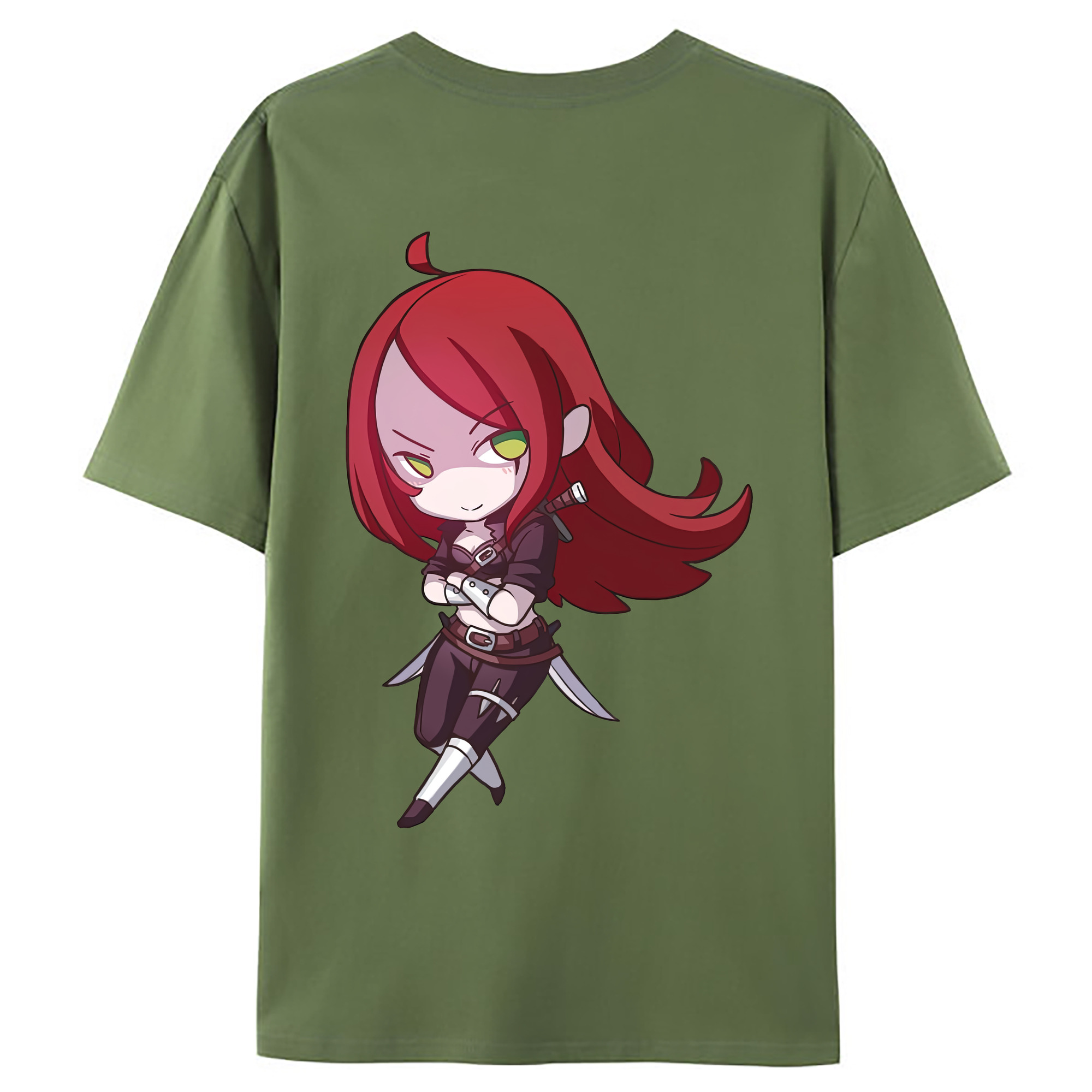 （画像用） リーグ・オブ・レジェンド League of Legends LOL 綿100％ メンズ半袖Tシャツ（バックプリント） 通気性
